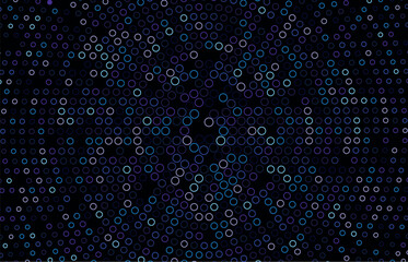 Abstract background with geometric colorful circles,  3D geometric background with colored circles.