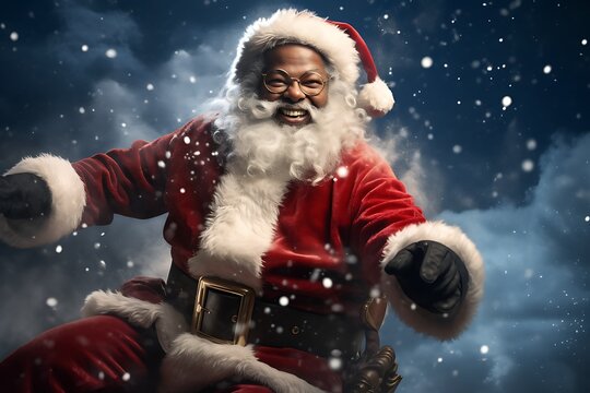 Black santa claus deals
