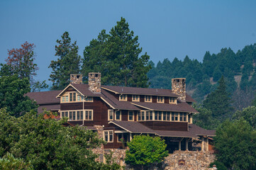 Fototapeta na wymiar State Game Lodge in Custer State Park