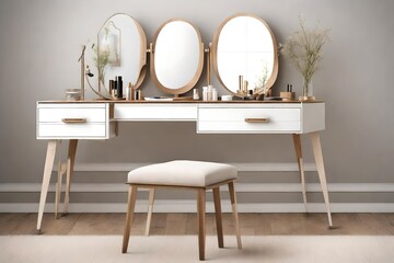 Fancy dressing table on room