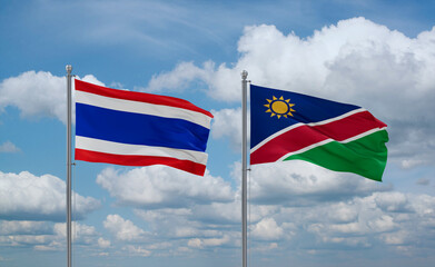 Namibia and Thailand, country relationship concept