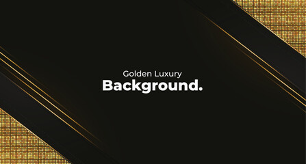 golden luxury background template with geometric shapes design vector illustration