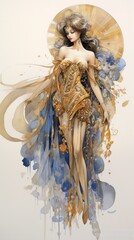 Costume design fairy night night's dream painting photography image AI generated art