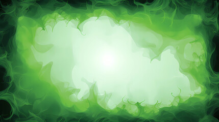 Fototapeta na wymiar dark frame in green colors, border with negative space, empty space
