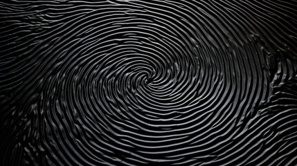 Intricate Fingerprint Patterns. Generative AI