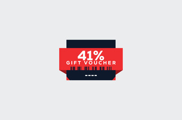 41 Gift Voucher Minimalist signs and symbols design with fantastic color combination and style