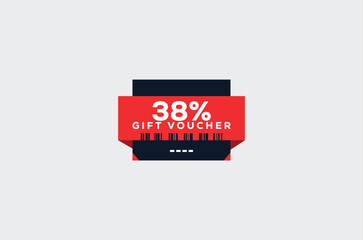 38 Gift Voucher Minimalist signs and symbols design with fantastic color combination and style