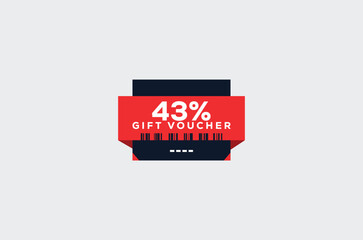 43 Gift Voucher Minimalist signs and symbols design with fantastic color combination and style