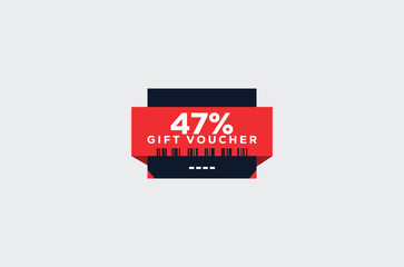 47 Gift Voucher Minimalist signs and symbols design with fantastic color combination and style