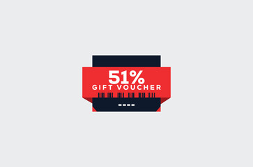 51 Gift Voucher Minimalist signs and symbols design with fantastic color combination and style