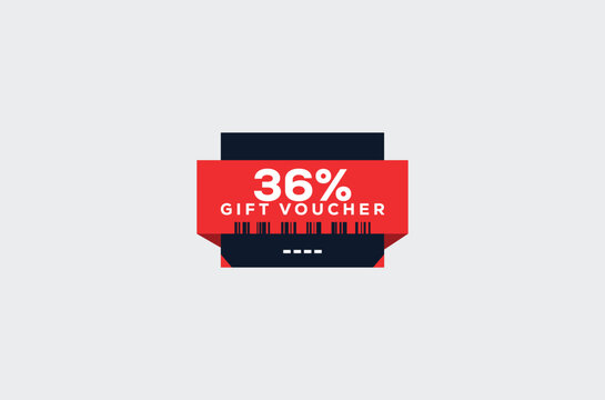 36 Gift Voucher Minimalist signs and symbols design with fantastic color combination and style