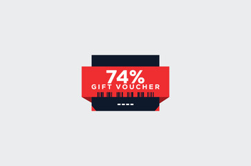 74 Gift Voucher Minimalist signs and symbols design with fantastic color combination and style