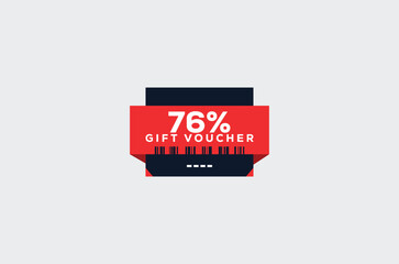 76 Gift Voucher Minimalist signs and symbols design with fantastic color combination and style