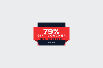 79 Gift Voucher Minimalist signs and symbols design with fantastic color combination and style
