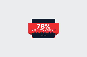 78 Gift Voucher Minimalist signs and symbols design with fantastic color combination and style