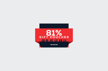 81 Gift Voucher Minimalist signs and symbols design with fantastic color combination and style