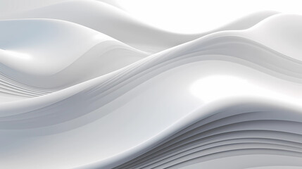 Obraz premium abstract white background with a wave pattern