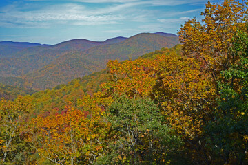 autumn in the Appalachian mountains
