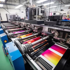 Fototapeten Premium printing services comprise digital, offset, and large format printing capabilities. © Artur