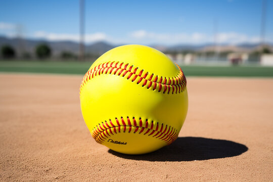 Softball Baseball. team sport with a ball, Fast pitch, Slow pitch, An energetic game of bat and ball, glove. Teamwork, sportsmanship, Entertainment on the outside
