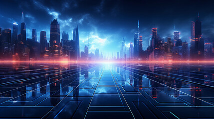 Futuristic background concept