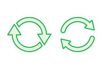 Refresh icon set. Reload icon vector. Update icon.