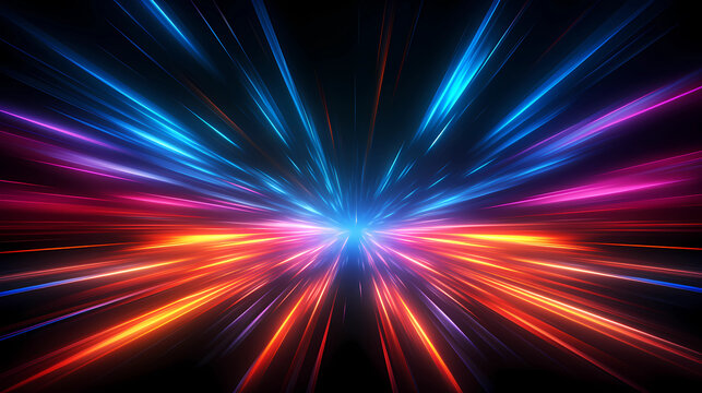 neon light background