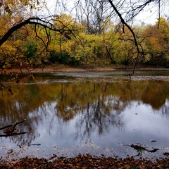Olentangy River in Autumn, Columbus, Ohio