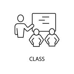 Training concept line icon. Simple element illustration. Training concept outline symbol design.