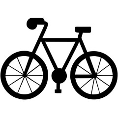 vintage bicycle silhouette