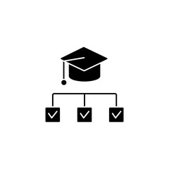 Teaching Skills concept line icon. Simple element illustration.Teaching Skills concept outline symbol design.