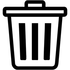 trash bin icon