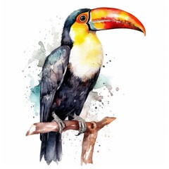 Fototapeta premium toucan on a branch