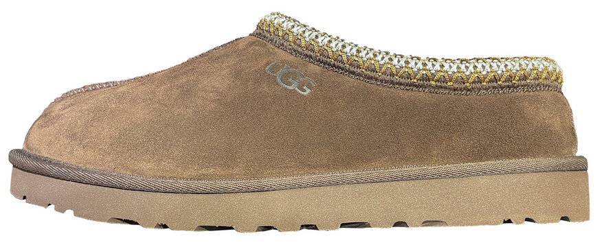 UGG men's slipper in chestnut.