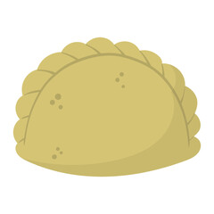 empanada food vector illustration