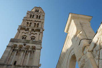 Obraz premium Saint Domnius Bell Tower in Split. Croatia