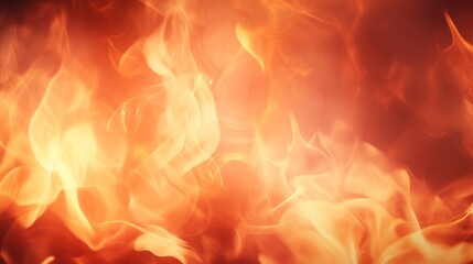 A close up of a bunch of fire flames