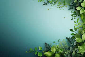 Foliage background with copy space for text