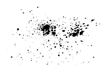 The effect of shabby grunge style. Black and white speckled background.