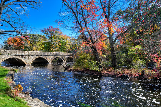 Horace Holyoke Island in the Charles River, just upstream of the Pleasant Street Bridge, South Natick