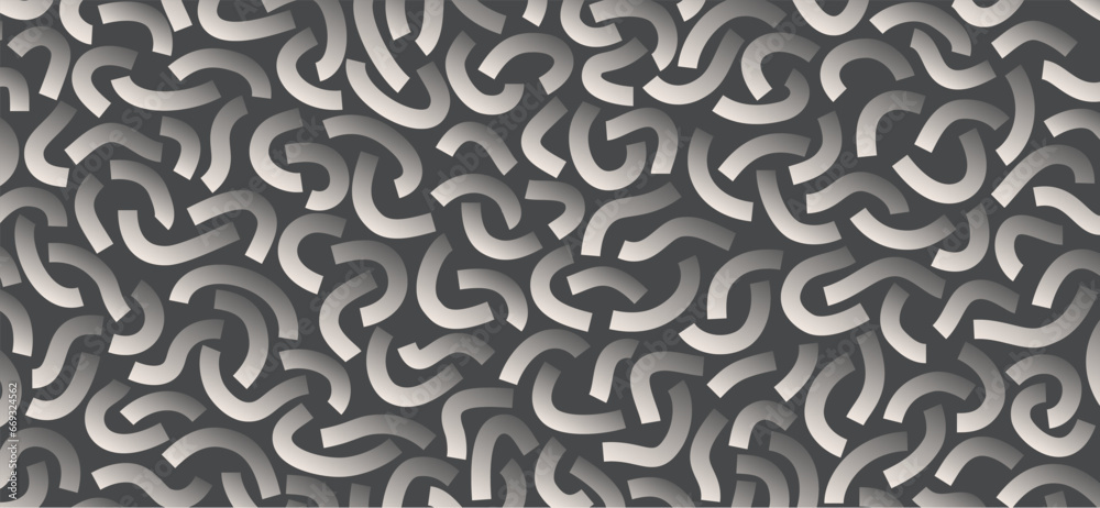 Aufkleber gradient doodle pattern. funny pattern. curved lines isolated on blue background.