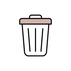 Trash Icon Vector Design Template