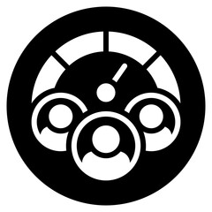 team glyph icon