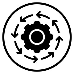 automation glyph icon