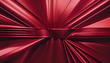 Red, chrome, or aluminum shinny metallic surface background text. AI Generated