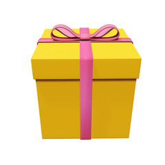yellow gift box