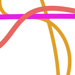 Orange abstract lines background 