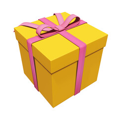 yellow gift box
