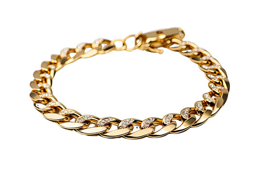 Gold Chain Necklace Studio Shot