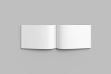 A4 Landscape Magazine Mockup